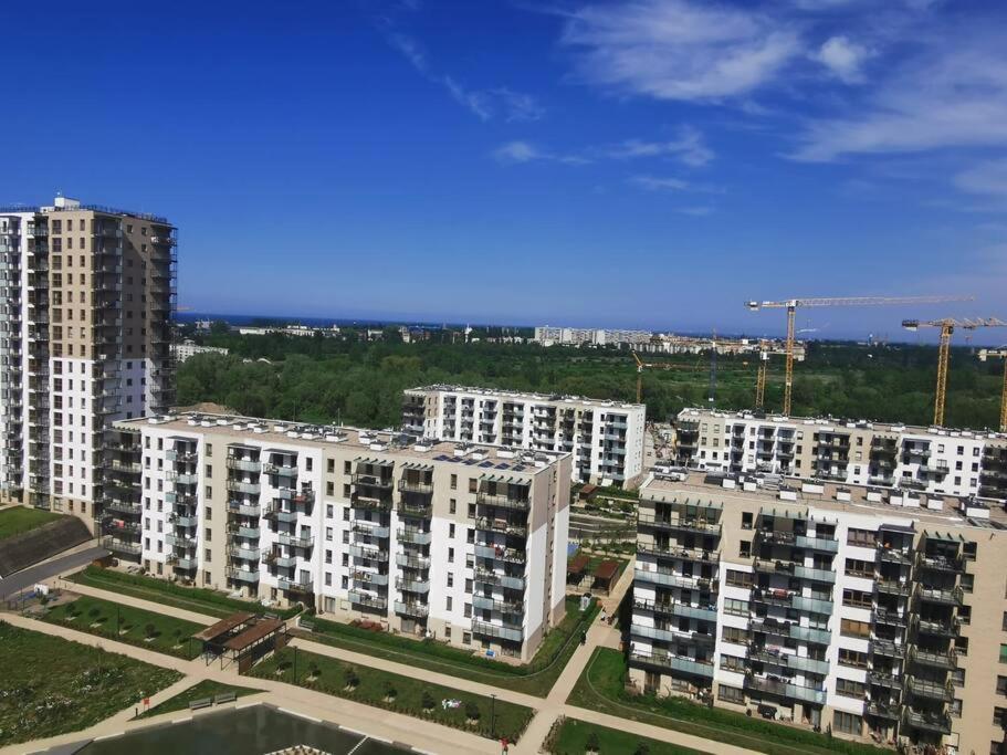 Urocze Kondominium Z Widokiem Na Morze 格但斯克 外观 照片